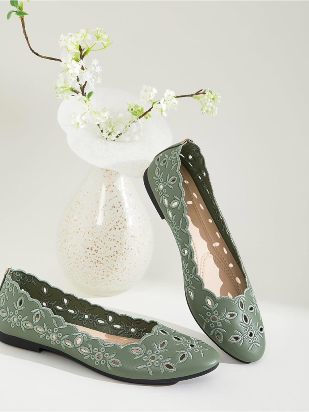 Women's Comfortable Dress Shoes Ballet Flats Slip On Shoes